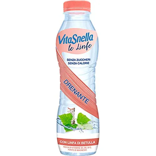 12 BOTTIGLIE DA 500 ML ACQUA FUNZIONALE VITASNELLA LE LINFE DRENANTE LINFA BETULLA