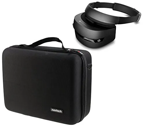 Navitech Nero Pesante Robusto Caso/Copertura con Tracolla per Il HP Windows Mixed Reality Headset