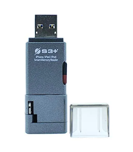 S3+ Smartphone Memory Apple + USB (Inclusa Scheda di Memoria Micro SD16gb) espansione di Memoria