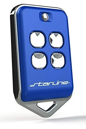 Starline Radiocomando Marca Modello BM4 Compatibile con radiocomandi di Marca BFT®, Modelli:TRC1®, TRC2®,TRC4® MITTO2®, MITTO4®, B RCB02 ®, BRCB04®. (Blu)