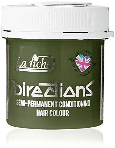 DIRECTIONS Spring Green Semi-Permanent Hair Colour - 88ml Tub by La Riche