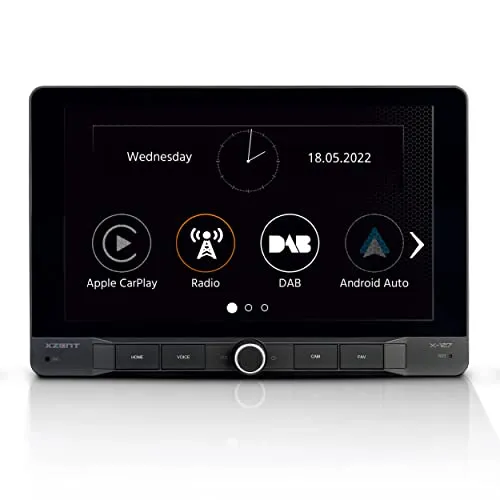 XZENT X-127 Monitor Infotainment 1DIN da 9"; Apple CarPlay; Google Android Auto; DAB+; Bluetooth
