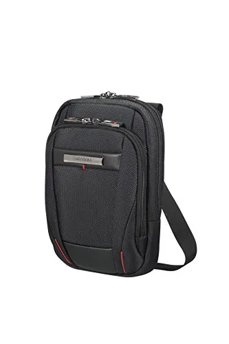 Samsonite CROSSOVER S PRO-DLX 5 - 7.9 Pollici Borsa a Tracolla, Borsa Messenger, Borsa a Tracolla S (22 cm - 2 L), Nero (Black)