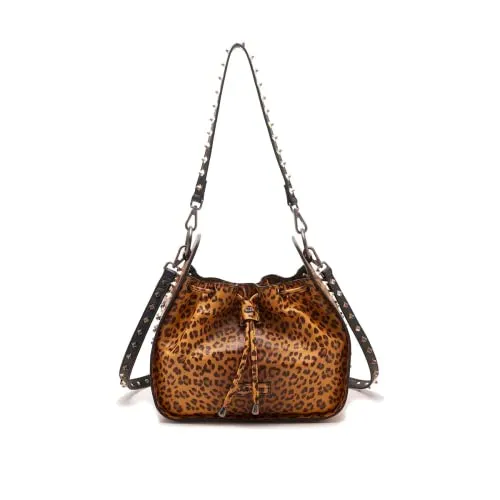 La Carrie Borsa Bag Secchiello Pelle Maculato Luxury Fashion Shopping Shopper Hand bag