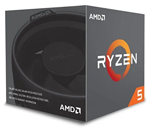 AMD YD2600BBAFBOX Processore Ryzen 5 2600 Socket AM4 3.9Ghz Max Boost, 3,4Ghz Base+19MB