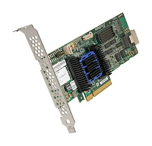 Adaptec Raid 6405 - Controller Raid SAS, SATA, PCI Express x8, Half-Height (Low-Profile), 0, 1, 5, 6, 10, 50, 60, 1E, JBOD, 512 MB, DDR2