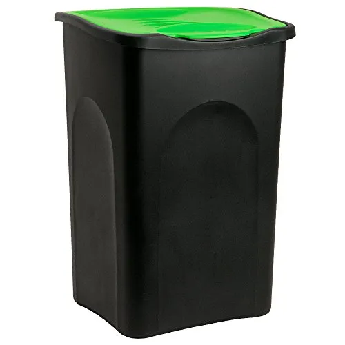 PATTUMIERA ECOGREEN 50LT NERO VERDE