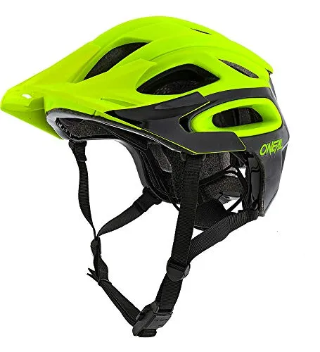 O'Neal Orbiter II Solid Fahrrad Mountainbike Helm MTB DH FR all Mountain Bike Enduro Cross Freeride, 0616, Farbe Neon Gelb, Größe M/L