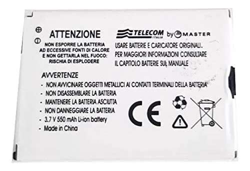 Batteria Originale Telecom per cordless aladino Micro, Micro New