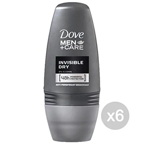 Set 6 DOVE Deodorante Roll-On 50 Uomo Invisibile Cura E Igiene Del Corpo