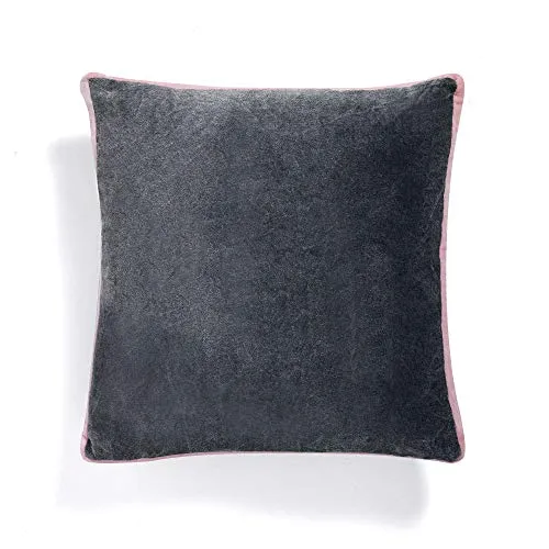 Cuscino VELVET GREY & PINK