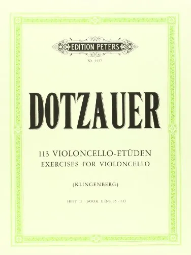 113 Violoncello-Etüden - Heft 2: Nr. 35 - 62 [Lingua tedesca]