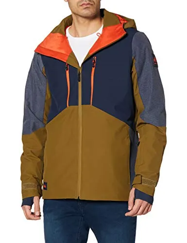 Quiksilver - Giacca da neve Mission Plus - verde - Small