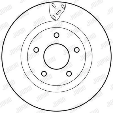 JURID 562790JC - Disco freno a disco (x2)