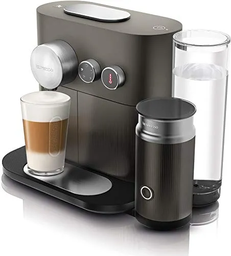 DeLonghi EN355.GAE Macchina per Il caffè con Sistema a Capsule Nespresso, 2090 W, 1.1 Litri, Acciaio Inossidabile, Grigio