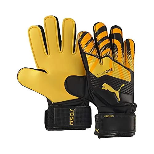 Puma One Protect 3 Jr RC, Guanti Portiere Unisex-Adult, Ultra Yellow Black White, 6