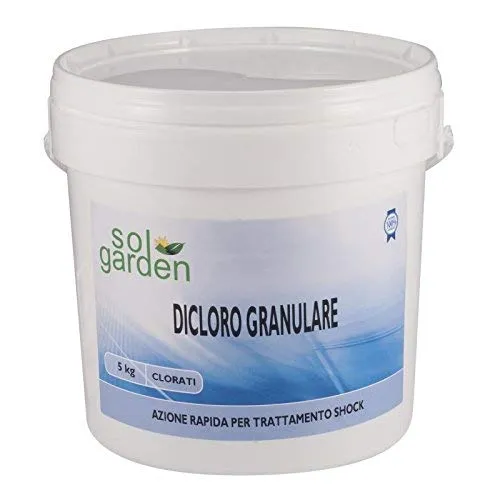 10kg (2 x 5kg) dicloro granulare 56% cloro shock rapida dissoluzione trattamento piscina