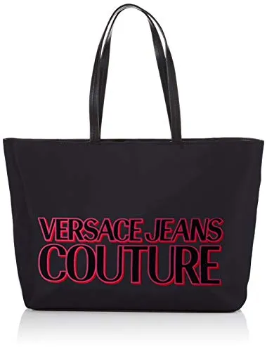 Versace Jeans, Borsa a spalla Donna, Nero (899+401), 42x29x13 cm (W x H x L)