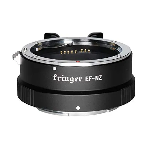 FRINGER FR-NZ1 Anello adattatore per obiettivo Canon EOS EF EF-S per obiettivo Nikon Z a baionetta Z6 Z7 Z50, apertura elettronica, stabilizzazione dell'immagine, messa a fuoco automatica
