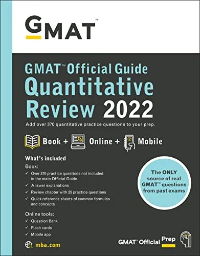 Gmat Official Guide Quantitative Review 2022: Book + Online Question Bank