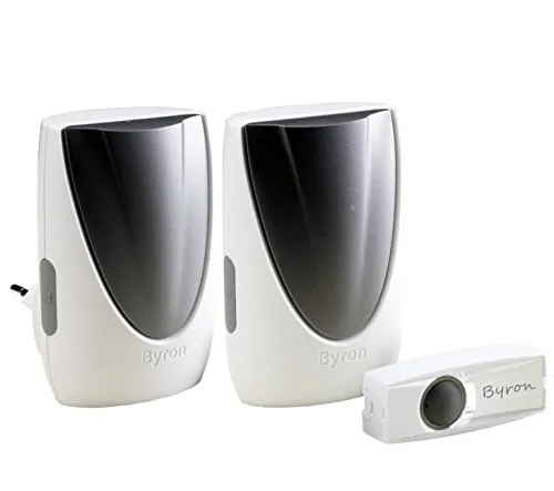 Byron 10.007.78 (BY236E) Set Campanello Wireless, Bianco