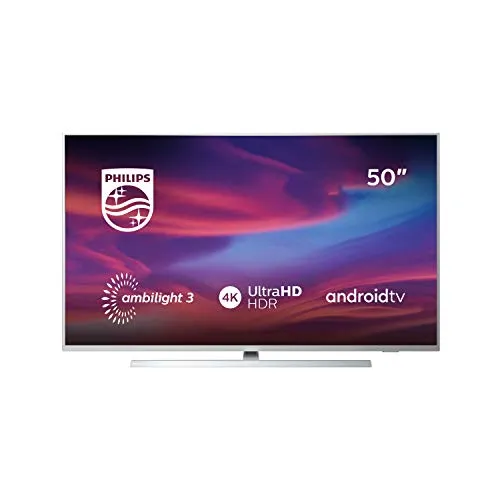 Philips 7300 series 50PUS7304/12 televisore 4K Ultra HD Smart TV Wi-Fi Bianco [Classe di efficienza energetica A], 50 ", Modello 2019