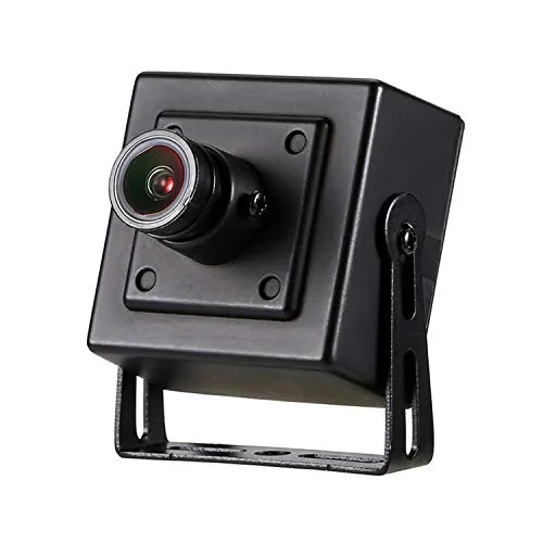 Revotech® - Star Light H.265 HD 1080P 2.0MP Telecamera IP Interna Mini Full Color Night Vision Tipo Telecamera di Sicurezza in Metallo ONVIF P2P IP Telecamera CCTV (I706-FC Black)