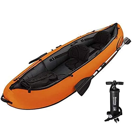 Lhlbgdz Kayak Gonfiabile, elica per Due Persone a Doppia Canoa, (Dimensioni: 330 * 94 cm)