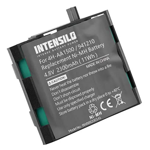 INTENSILO NiMH batteria 2300mAh (4.8V) per strumentazione medica come elettrostimolatore Compex SP4.0, Sport, Sport Elite, Vitality