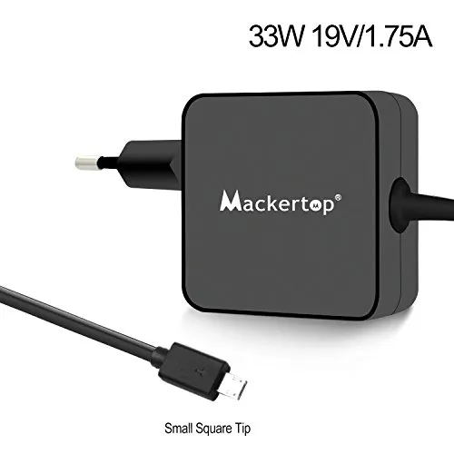 Mackertop 19V 1.75A 33W Alimentatore per Asus EeeBook X205T X205TA ADP-33AW 11.6 "Laptop Power Supply