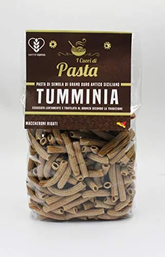 Pasta maccheroni integrali rigati di tumminia 500g