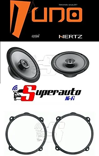 Hertz LINEA UNO Altoparlanti coassiali da 165 mm X165 (220 W) + supporti casse ALFA 147 Anteriore o Posteriore165 cm