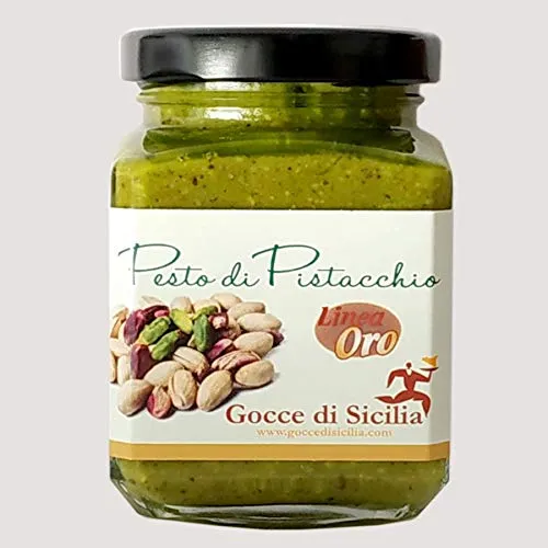 Gocce di Sicilia - Pesto di Pistacchio 80% Linea Oro - 200 gr