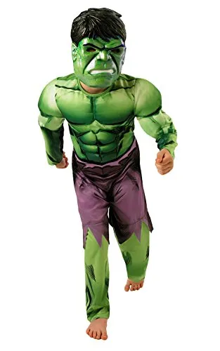 Rubie's IT889213-L - Hulk Deluxe Costume, con Muscoli, Taglia L