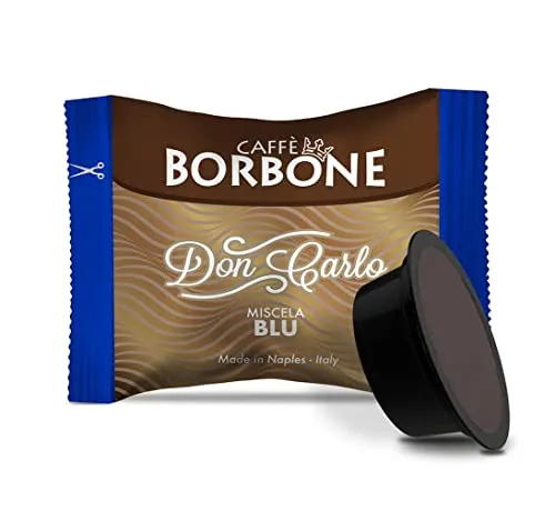 Caffè Borbone Don Carlo, Miscela Blu - 100 Capsule, Compatibili con Macchine Lavazza
