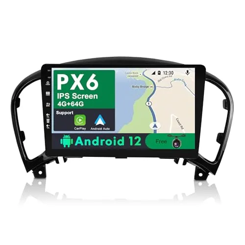 JOYX PX6 Android 12 Autoradio Navigatore per Nissan Juke J15 2012-2019 | 4G/64G | GPS 2 DIN | Telecamera Gratuiti | 8 Pollici| Supporto HDMI 4K-Video AHD-Camera DAB 4G WLAN Bluetooth Carplay Volante