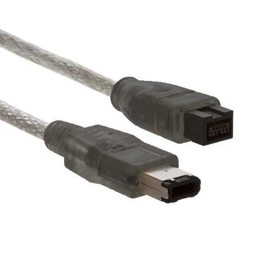 AAA Products®, cavo firewire, ilink, DV, IEEE 1394 di alta qualità, per Mac e PC, connettore con cavo costampato 6 pin - 9 pin