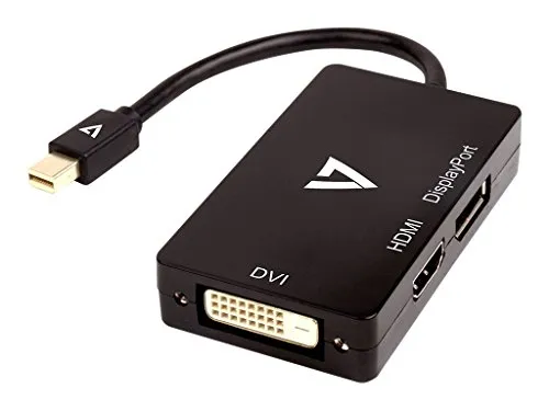 V7 V7MDP-DPDVIHDMI-1E Adattatore Mini DisplayPort (m) a DisplayPort, HDMI o DVI (f)