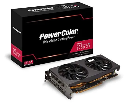 Powercolor Radeon RX 5700XT - Scheda grafica, DUAL 8 GB