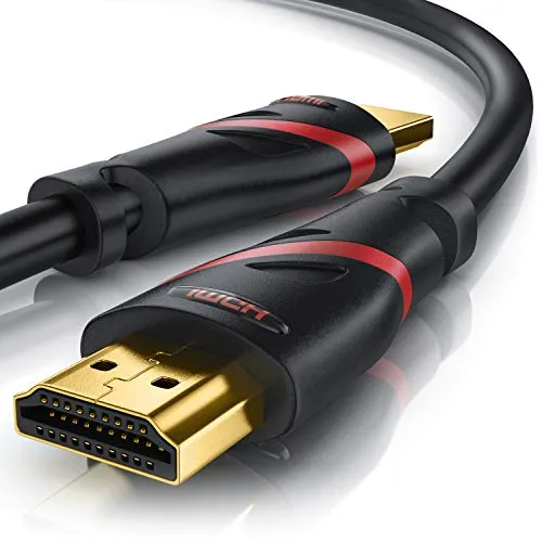 CSL - Cavo HDMI 8k 2.1 1,5m - 8K @ 60Hz 4K @ 120Hz con DSC - 48 Gbit/s - HDMI 2.1 2.0a 2.0b - 3D - High Speed Ethernet - HDTV - UHD II - Dynamic HDR-10+ - eARC - Refresh rate VRR