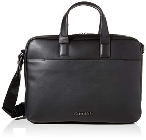 Calvin Klein CK Central Laptop Bag, Ventiquattrore Uomo, Nero, OS