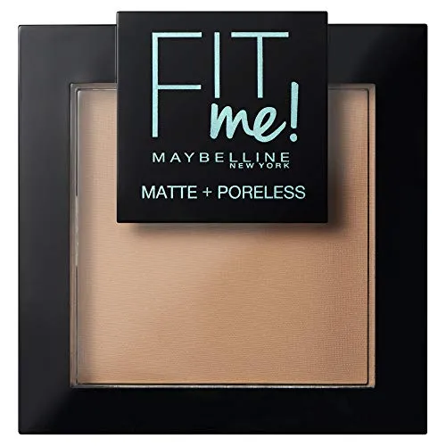 Maybelline fit me matte and poreless, cipria, 30 ml, numero 090, traslucido