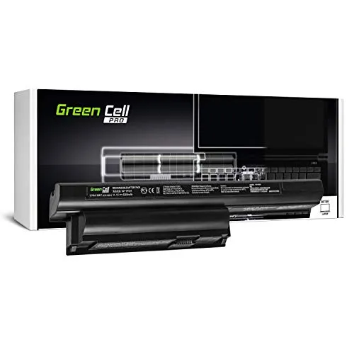 Green Cell® PRO Serie VGP-BPS26A/VGP-BPS26/VGP-BPL26 Batteria per Portatile Sony Vaio SVE15 SVE1511C5E SVE151E11M SVE151G13M (Le Pile Originali Samsung SDI, 6 Pile, 5200mAh, Nero)