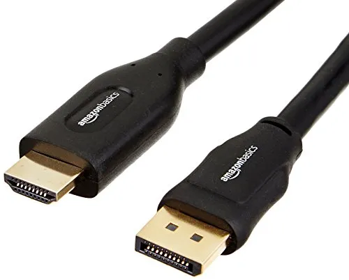 Amazon Basics - Cavo DisplayPort/HDMI, 7.6 metri