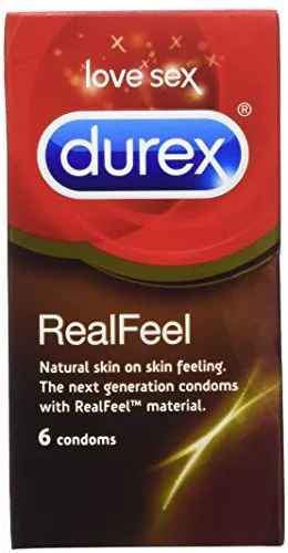 Durex Love Sex Realfeel, preservativi – Confezione da 6