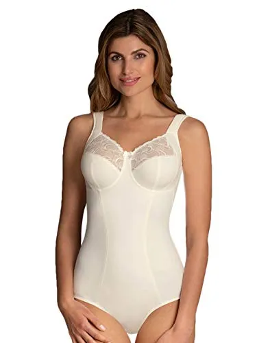 Anita 3523-612 Lucia Body Confortevole Donna Senza Ferretto Bianco Ricamato 4C