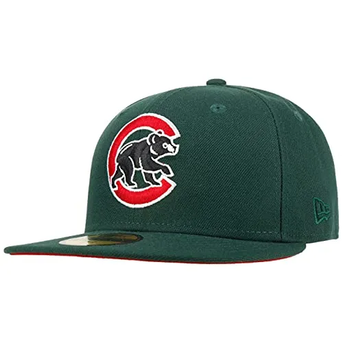 New Era Cappellino 59Fifty Cubs ExclusiveEra Berretto Baseball Cappello Hiphop 7 1/8 (56,8 cm) - Verde Scuro
