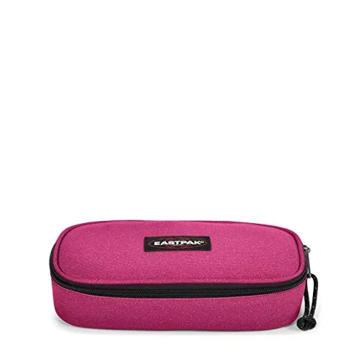 Eastpak Oval Single Astuccio, 22 cm, Tessuto glitterato, Rosa (Spark Pink)