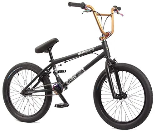 KHE BMX COPE Limited - Bicicletta per BMX, rotore Affix a 360°, solo 10,5 kg, colore: Nero opaco