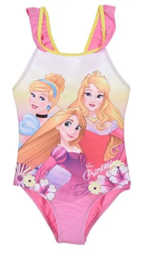 Disney Princess Bambina Costume da Bagno Un Pezzo